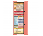 WhiteCoat Clipboard® Trifold - Coral Primary Care Edition